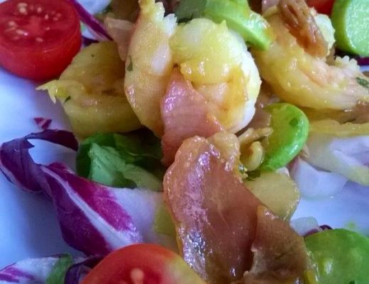 Insalata-di-gamberi-con-bacon