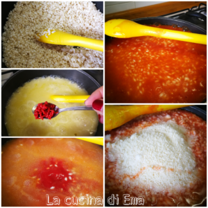 preparazione- risotto-pomodoro